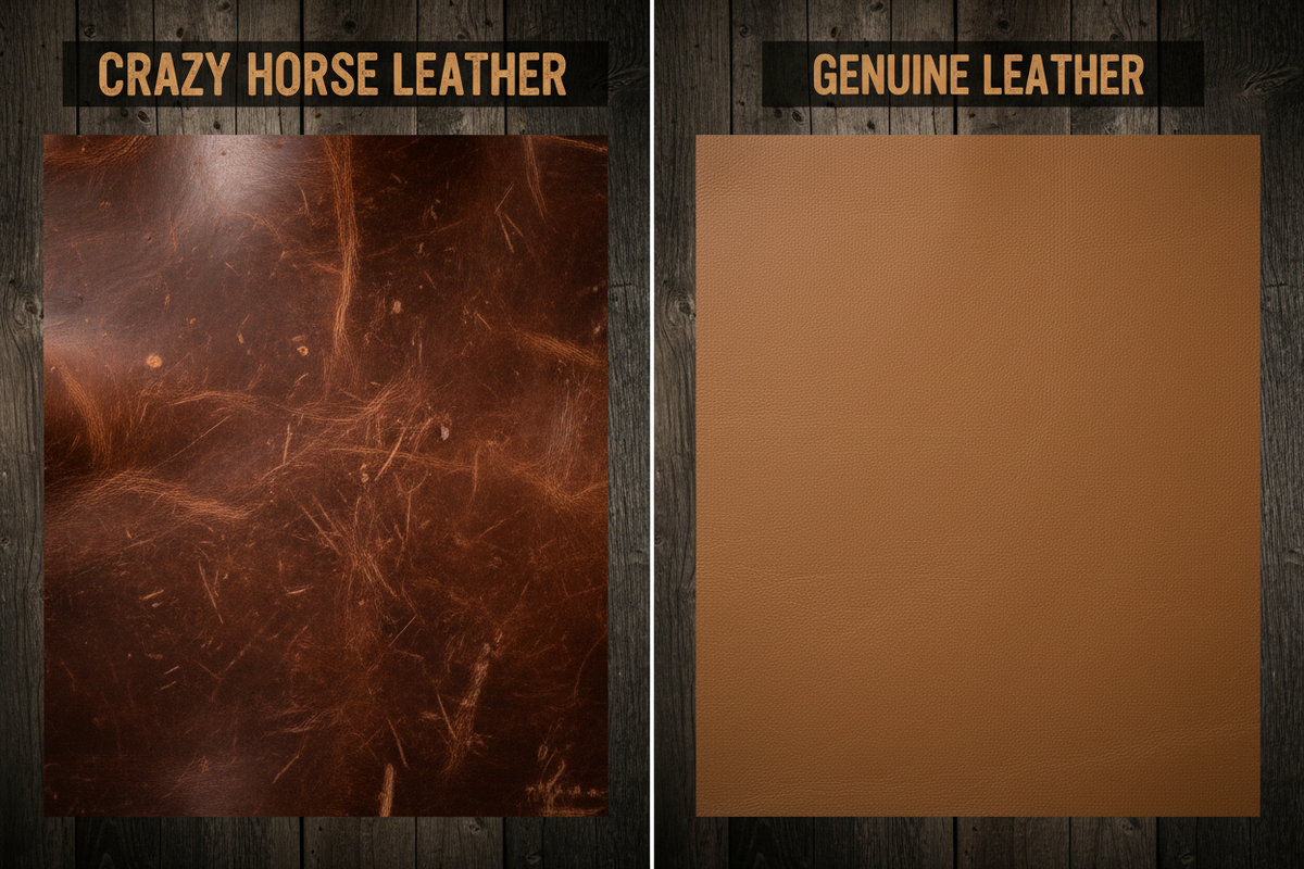 Crazy Horse Leather vs. Genuine Leather: What’s the Difference?